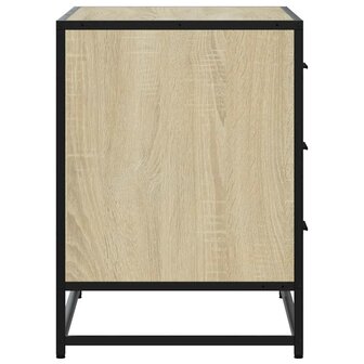 Ladekast 70x41x56 cm bewerkt hout sonoma eikenkleurig 6
