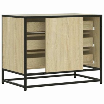 Ladekast 70x41x56 cm bewerkt hout sonoma eikenkleurig 7