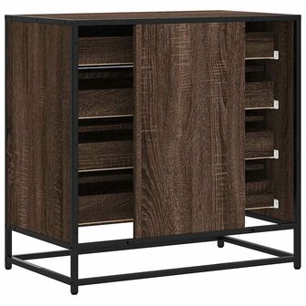 Ladekast 70x41x70 cm bewerkt hout bruin eikenkleur 7