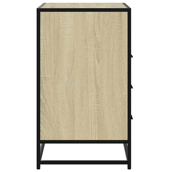 Ladekast 70x41x70 cm bewerkt hout sonoma eikenkleurig 6