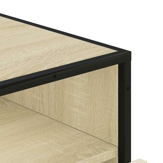 Ladekast 70x41x70 cm bewerkt hout sonoma eikenkleurig 8