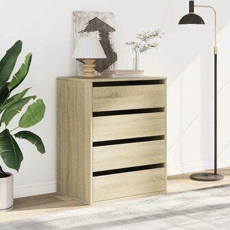 Ladekast 60x41x76 cm bewerkt hout sonoma eikenkleurig 3