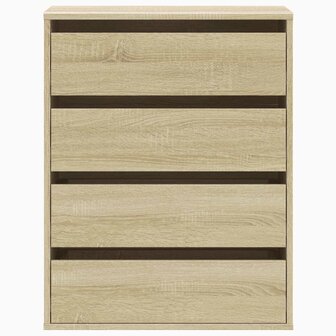 Ladekast 60x41x76 cm bewerkt hout sonoma eikenkleurig 4
