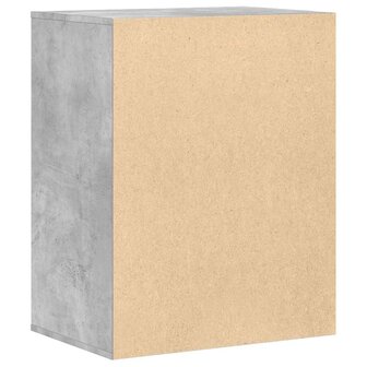 Ladekast 60x41x76 cm bewerkt hout betongrijs 7