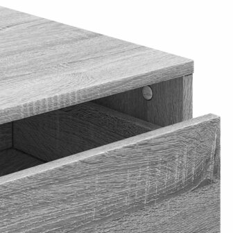 Ladekast 60x41x76 cm bewerkt hout grijs sonoma eikenkleurig 8