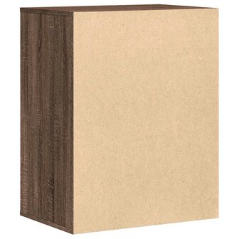 Ladekast 60x41x76 cm bewerkt hout bruin eikenkleurig 7