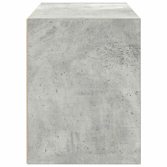 Kast met 2 lades 60x31x40 cm bewerkt hout betongrijs 6