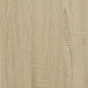 Hoge kast 68x35x139 cm bewerkt hout en metaal zwart 9
