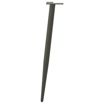 Salontafelpoten conische vorm 4 st 72-73 cm staal antraciet 5