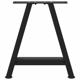 Salontafelpoten 2 st A-vormig 38x(42-43) cm staal zwart 5