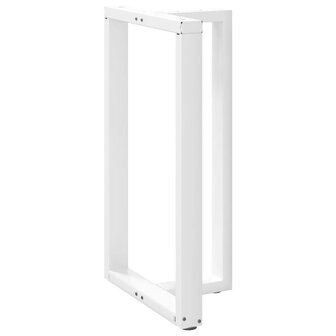 Bartafelpoten 2 st T-vormig 60x35x(100-101) cm staal wit 4