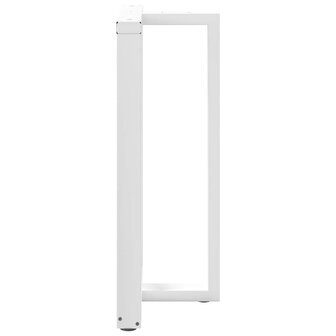 Bartafelpoten 2 st T-vormig 60x35x(100-101) cm staal wit 5