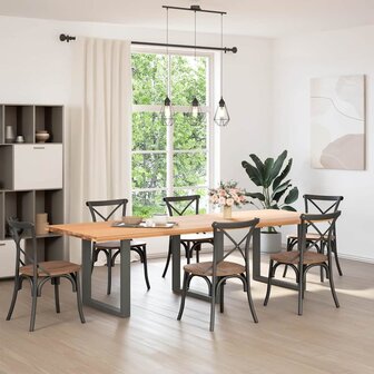 Salontafelpoten 3 st U-vormig 80x(72-73) cm staal antraciet 2