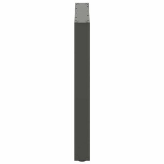 Salontafelpoten 3 st U-vormig 80x(72-73) cm staal antraciet 6