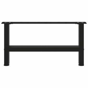 Salontafelpoten 2 st 60x(30-31) cm staal zwart 5