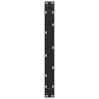 Salontafelpoten 2 st 60x(30-31) cm staal zwart 7