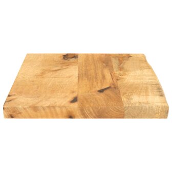 Tafelblad met natuurlijke rand 60x30x2,5 cm massief mangohout 4