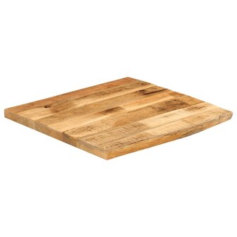 Tafelblad met natuurlijke rand 40x40x2,5 cm massief mangohout 2