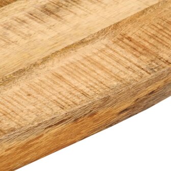 Tafelblad met natuurlijke rand 40x40x2,5 cm massief mangohout 7