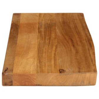 Tafelblad met natuurlijke rand 80x20x3,8 cm massief mangohout 4