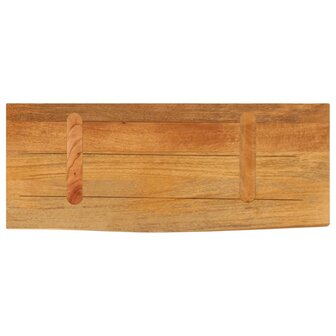 Tafelblad met natuurlijke rand 80x20x3,8 cm massief mangohout 5