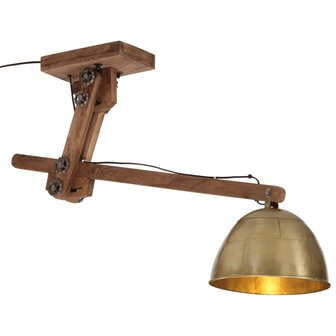Plafondlamp 25 W E27 105x30x65-108 cm antiek messingkleurig 1