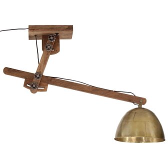 Plafondlamp 25 W E27 105x30x65-108 cm antiek messingkleurig 3