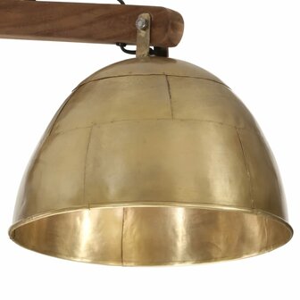 Plafondlamp 25 W E27 105x30x65-108 cm antiek messingkleurig 5