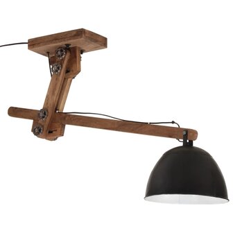 Plafondlamp 25 W E27 105x30x65-108 cm zwart 2