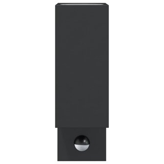 Buitenwandlampen 2 st met sensors gegoten aluminium zwart 4