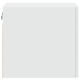 Wandkast 30x42,5x40 cm bewerkt hout wit 6