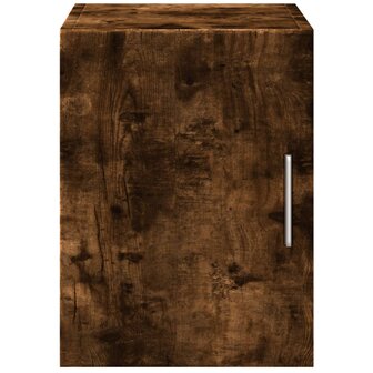 Wandkast 30x42,5x40 cm bewerkt hout gerookt eikenkleurig 4