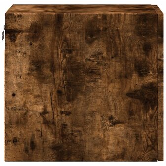 Wandkast 30x42,5x40 cm bewerkt hout gerookt eikenkleurig 5