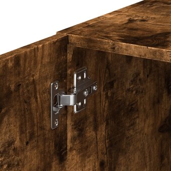 Wandkast 30x42,5x40 cm bewerkt hout gerookt eikenkleurig 9
