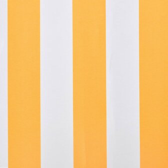 Luifeldoek 350x250 cm canvas oranje en wit  3