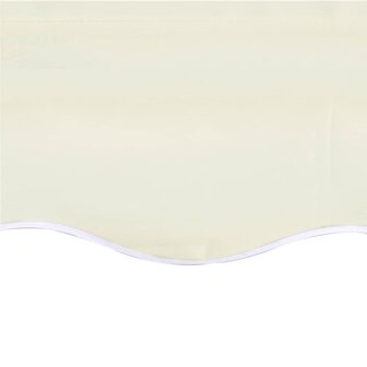 Vervangingsdoek voor luifel 5x3,5 m cr&egrave;mekleurig 5