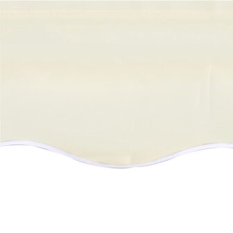 Vervangingsdoek voor luifel 6x3,5 m cr&egrave;mekleurig 5