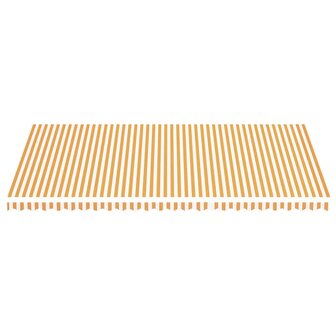 Vervangingsdoek voor luifel 6x3,5 m geel en wit 3