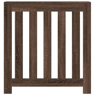 Radiatorombouw 78x20x82 cm bewerkt hout bruin eikenkleurig 3