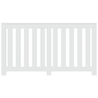 Radiatorombouw 149x20x82 cm bewerkt hout wit 3