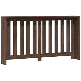 Radiatorombouw 149x20x82 cm bewerkt hout bruin eikenkleurig 5