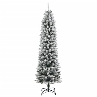 Kunstkerstboom met 150 LED&amp;apos;s en sneeuw 150 cm 3