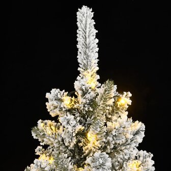 Kunstkerstboom met 150 LED&amp;apos;s en sneeuw 150 cm 6