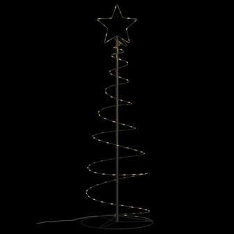 LED-kerstboom 100 LEDs warm wit 150 cm 6