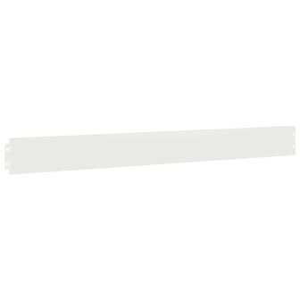 Gazonranden 50 st 10x103 cm koudgewalst staal wit 4