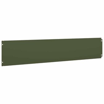 Gazonranden 30 st 20x103 cm koudgewalst staal olijfgroen 6
