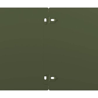 Gazonranden 30 st 20x103 cm koudgewalst staal olijfgroen 7