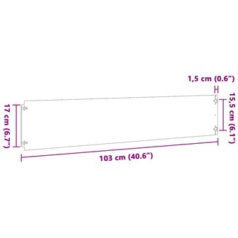 Gazonranden 30 st 20x103 cm koudgewalst staal olijfgroen 9