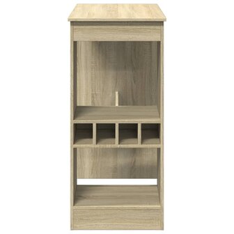 Bartafel met rekken 90x47,5x103,5 cm bewerkt hout sonoma eiken 5
