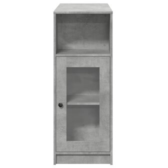 Bartafel met rekken 101x40x103,5 cm bewerkt hout betongrijs 6
